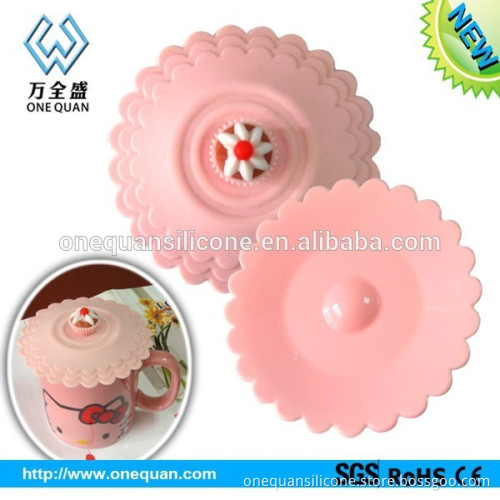 professional factory silicone cup cover, silicone mug cup cover